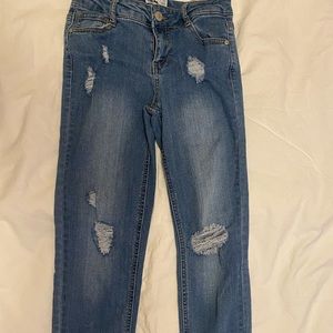 Destroyed Girls Skinny Jeans